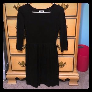black sweater dress size S